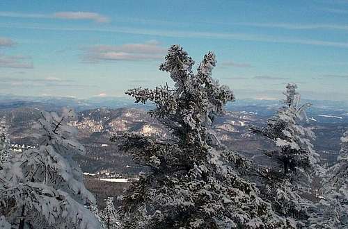 A distant Mt. Lafayette and...