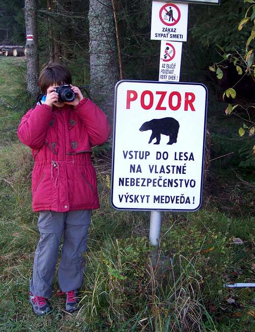 Danger of bears!