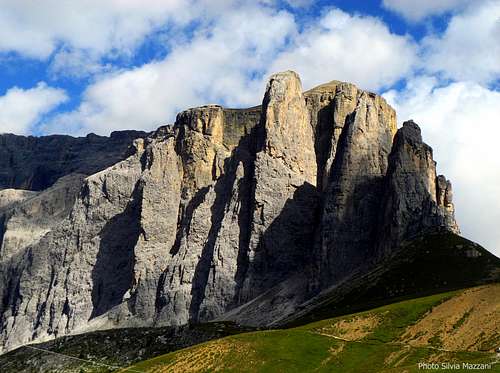Sella Towers seen from West