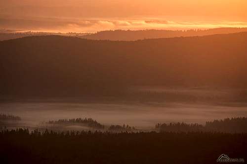 Upper San valley at sunrise