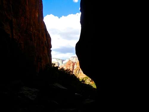 View from Pine Creek Canyon, Zion NP