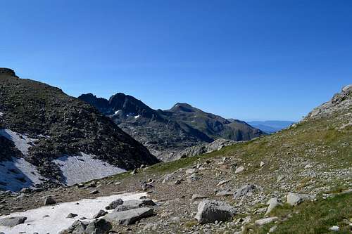 View towards the southern part of the national park from Coll de Peguera