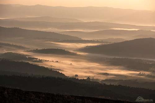 Upper San valley at sunrise