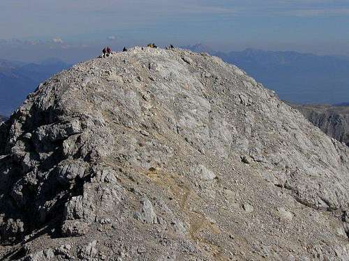 View on the second summit of...