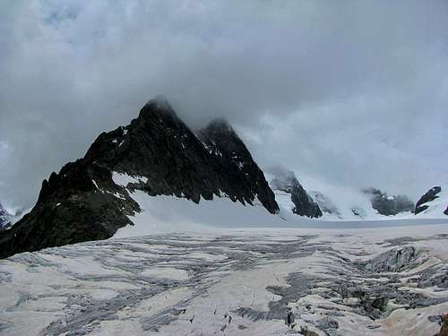 Pointe Serre Sourbeyran and le Glacier Blanc