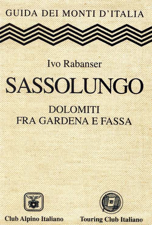 Sassolungo guidebook
