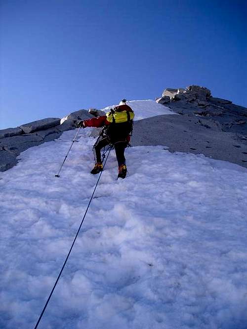 On the North West ridge of...