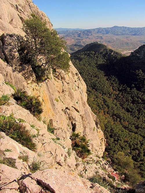 The cliffs of Escalera Arabe