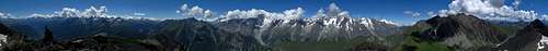 Testa di Liconi - full panorama from summit