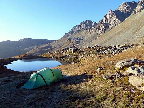 Camping Sauvage on the Giro del Monviso