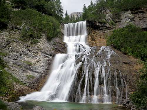 Fanes waterfalls