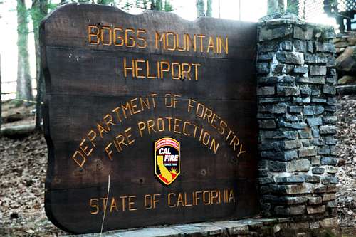 State Forest sign at entrance