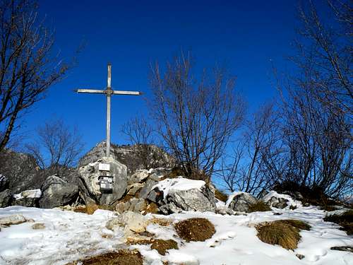 Cima Rocca summit cross