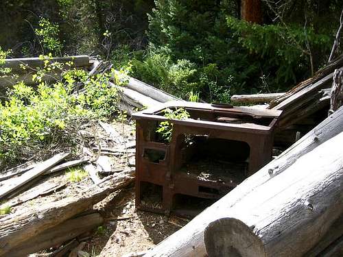 Old Loggers Cabin along...