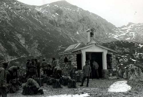 A Long Journey Chapel near Laghi d'Olbe Refuge 1968