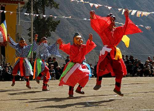 A dancing Tibetan-3