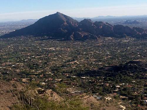 View of Camelback from Dixie Summit