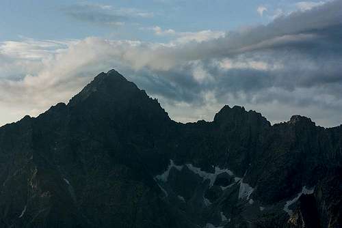 Mount Gerlach at dawn