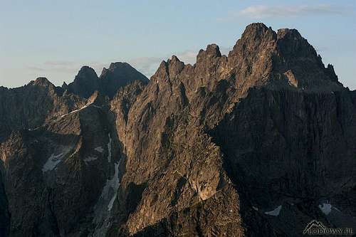 Mount Ganek at sunrise