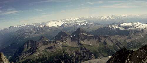 View from the Innominata Ridge