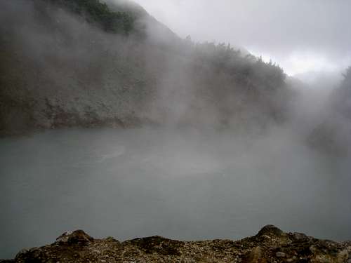 Boiling Lake in a breeze