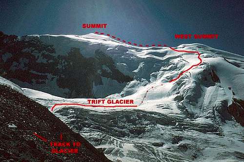 Trift Glacier to Triftgrat (Normal)