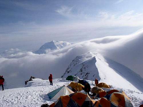 16,400 ft looking across to...