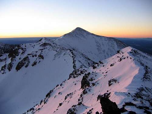 Agassiz Peak at sunrise (2004)