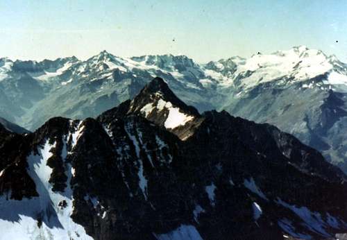 Mont Valaisan from Monte Emilius 1971