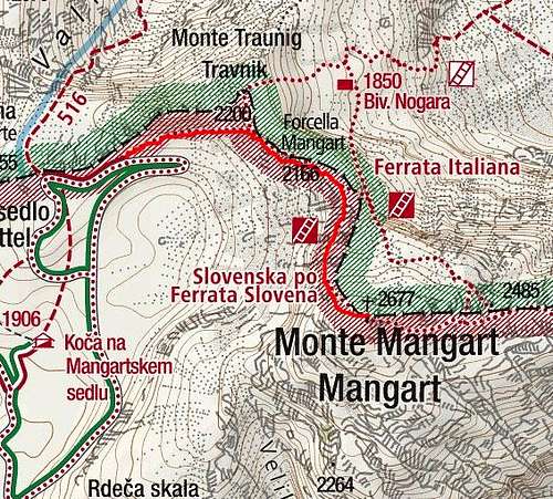 Mangart map