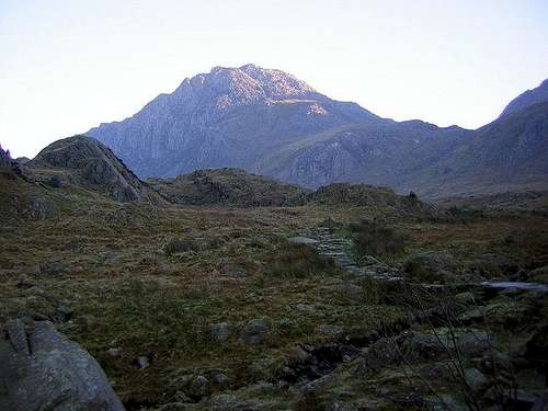 Tryfan from the NW side,...