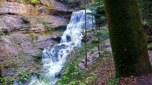 Hoerschbachschlucht: Upper Waterfall