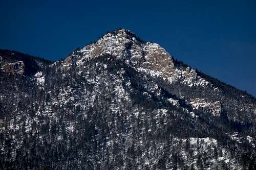 Eagles Peak from Visitor Center.