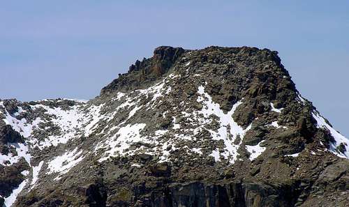 Mont Monchette Summit from Northeast