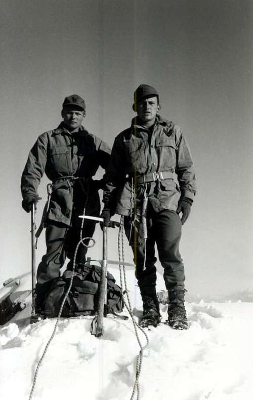 Military ... Antelao a few steps from the Summit 1968