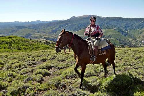 Horse trekking in the Andes
