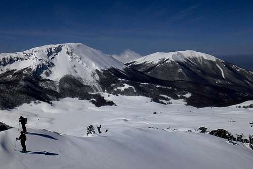 Mt. Pollino and Serra del Prete (seen from the summit)