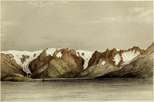 Glaciers of the Nus fjord