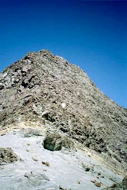 Cerro Illumani, a big pile of...