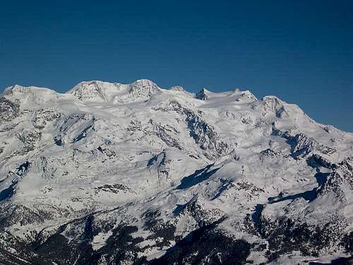 Monte Rosa group from Mount...