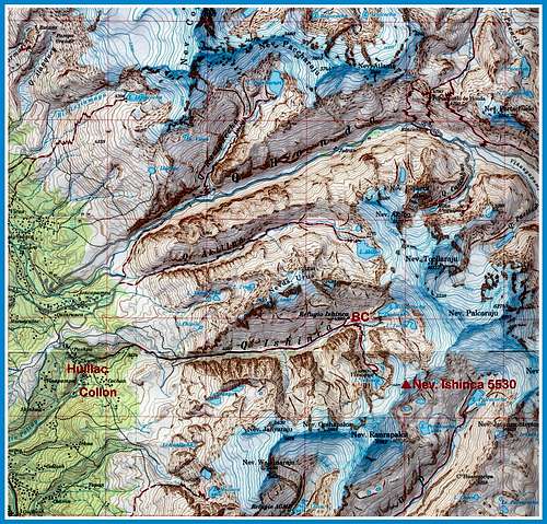 Mountain topographic maps