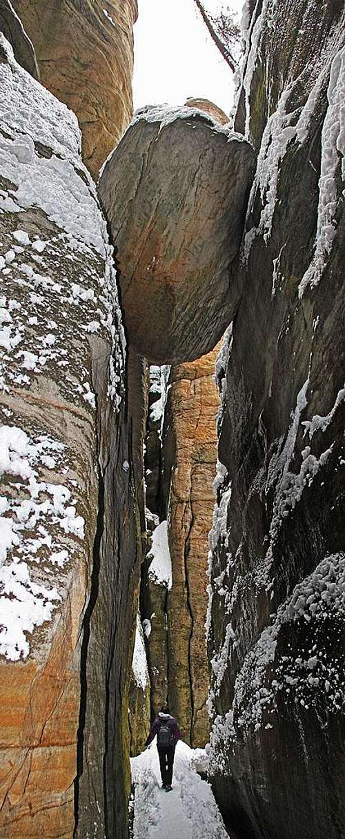 In Siberia canyon