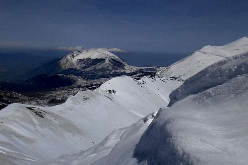 Mt. Morrone & Gran Sasso (from the summit ridge)