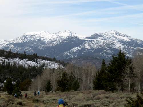 View from the first hill towards Ebbetts Pass