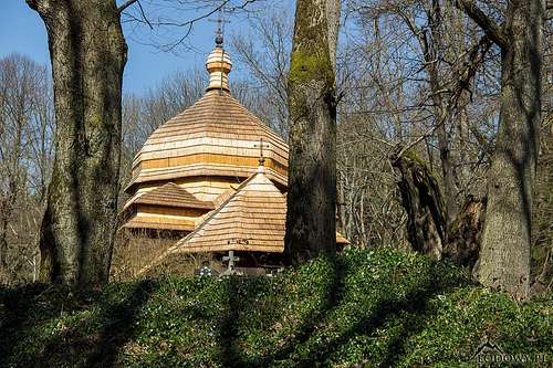 500 year old wooden tserkva in Ulucz