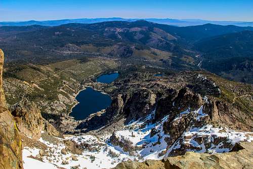 Sardine Lakes from Sierra Buttes