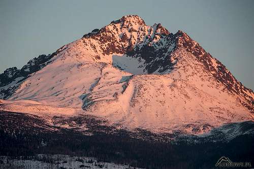 Mount Gerlach at sunrise