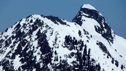 Silvertip Peak from Hubbart Peak