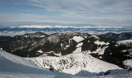 Tatra mountains from the South
