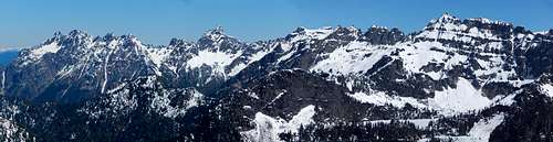 Monte Cristo subrange from Hubbart Peak